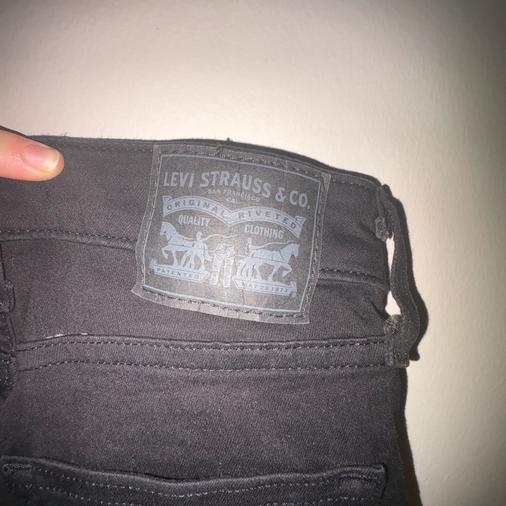 Levi's Women's Dark Gray Flare Jeans